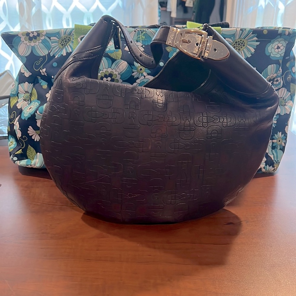 Gucci Leather Horsebit Embossed Buckle Hobo Shoulder Bag Good Vintage Condition